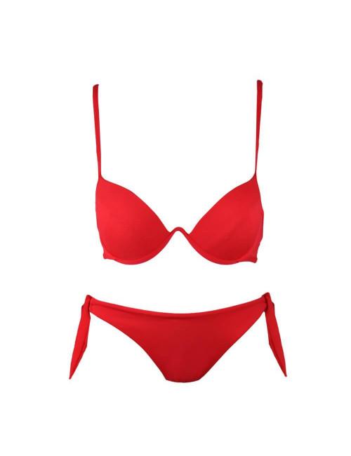 Bikini balconcino ferretto con slip italia fiocchi Miss Bikini V1114T+V1121B FANTASIA