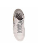 Sneakers Queen High Bianco- Oro-Argento 2Star 3289