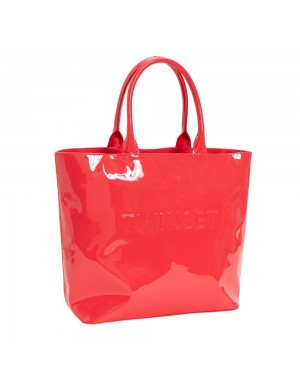 Shopping bag mare logo in rilievo Twinset LM7QZZ